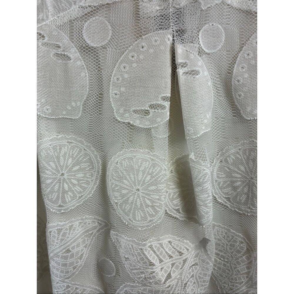 HD in Paris Anthropologie Lemon Lily Lace Blouse in Ivory Size 2 - Picture 7 of 9